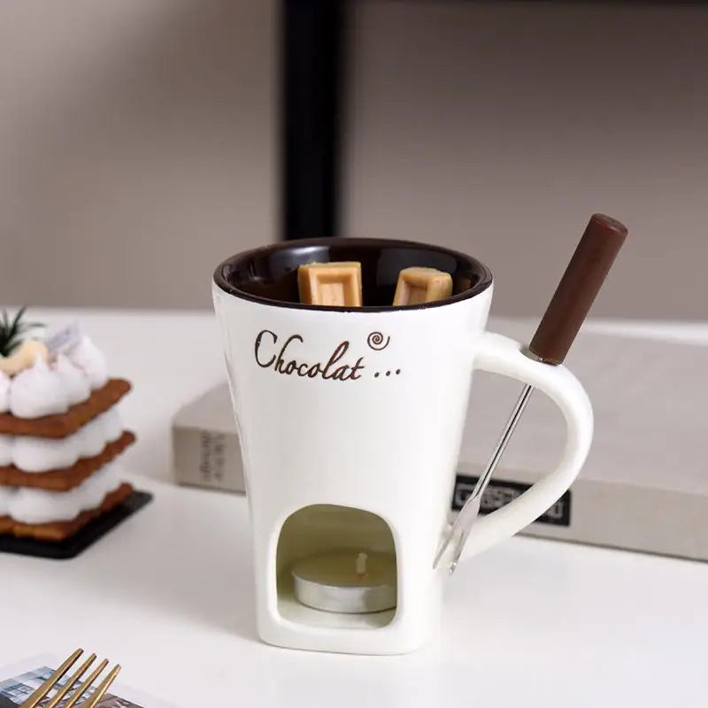 Couple’s Chocolate Fondue Set