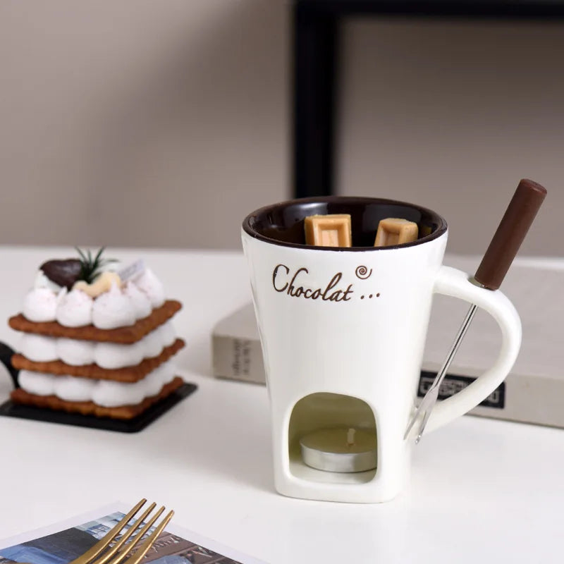 Couple’s Chocolate Fondue Set
