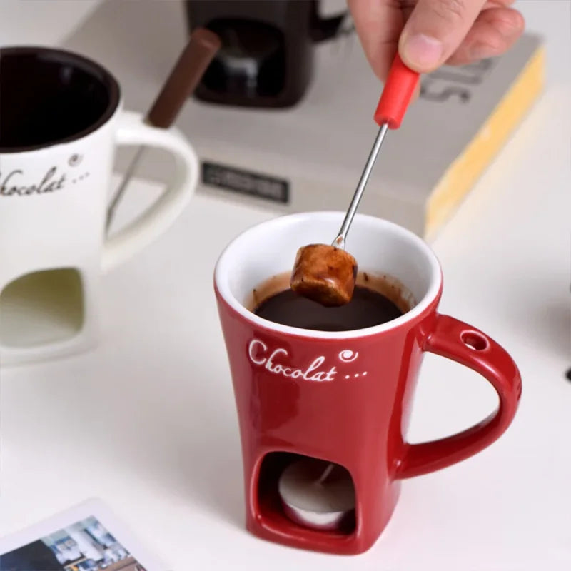 Couple’s Chocolate Fondue Set
