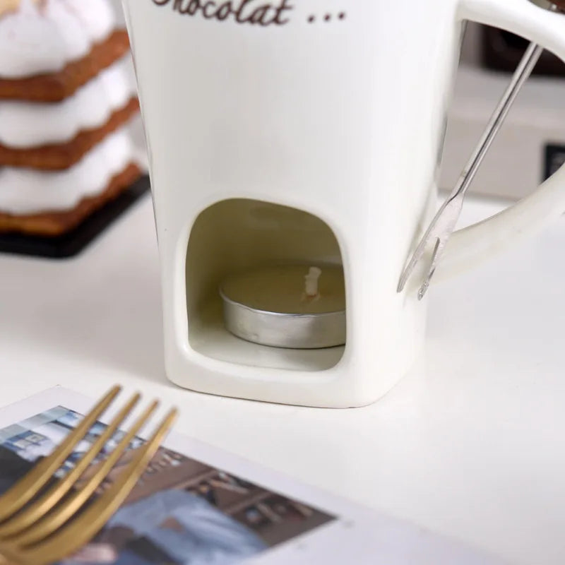 Couple’s Chocolate Fondue Set