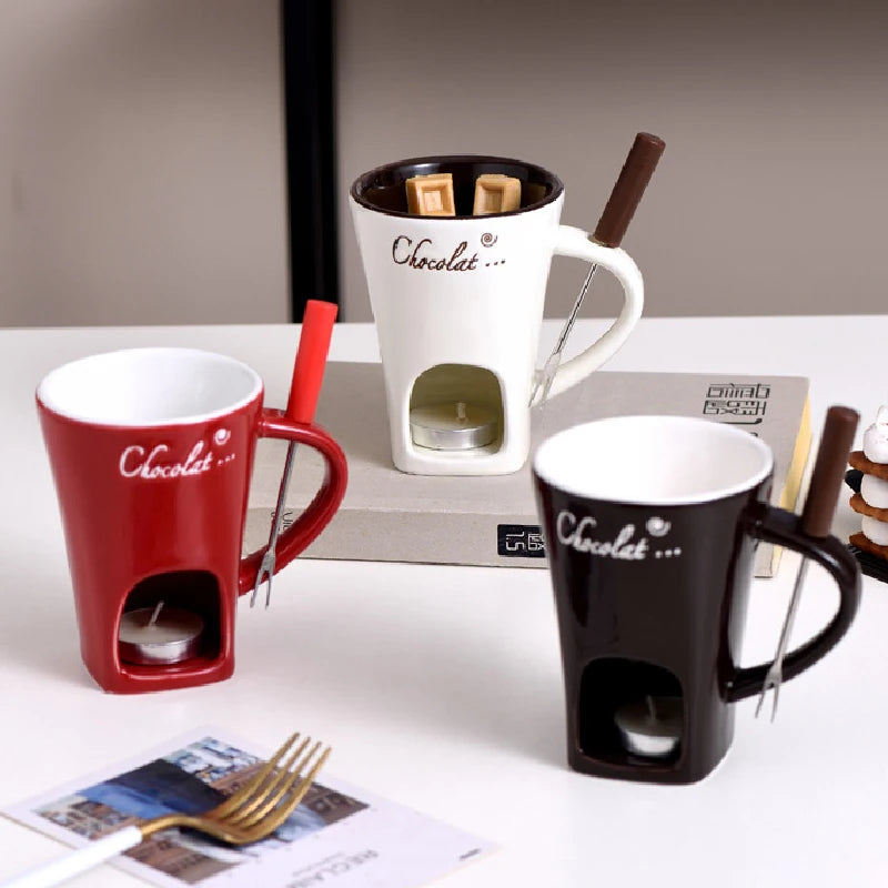 Couple’s Chocolate Fondue Set