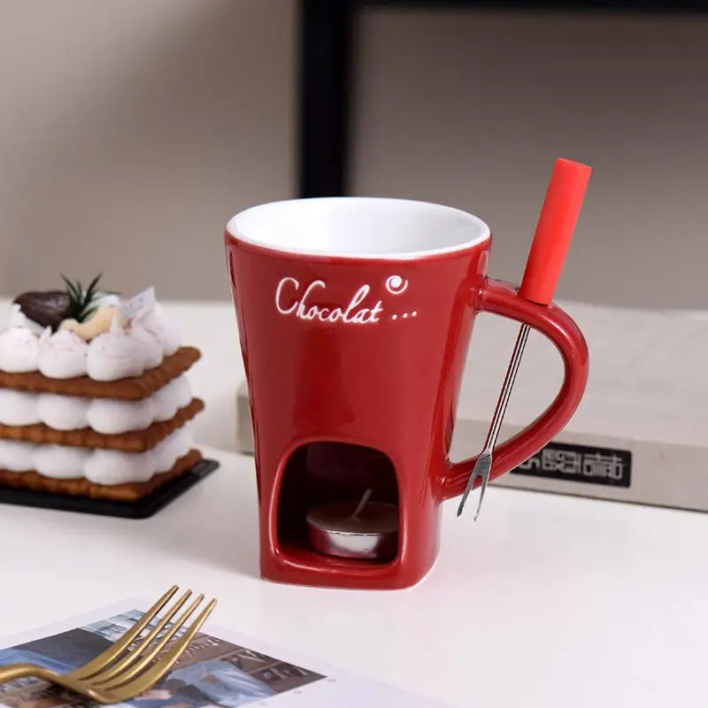 Couple’s Chocolate Fondue Set