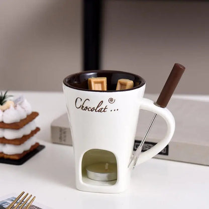 Couple’s Chocolate Fondue Set