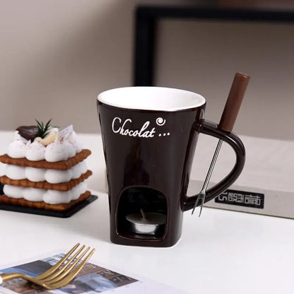 Couple’s Chocolate Fondue Set