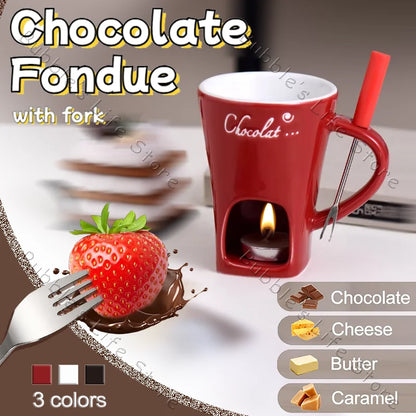 Couple’s Chocolate Fondue Set
