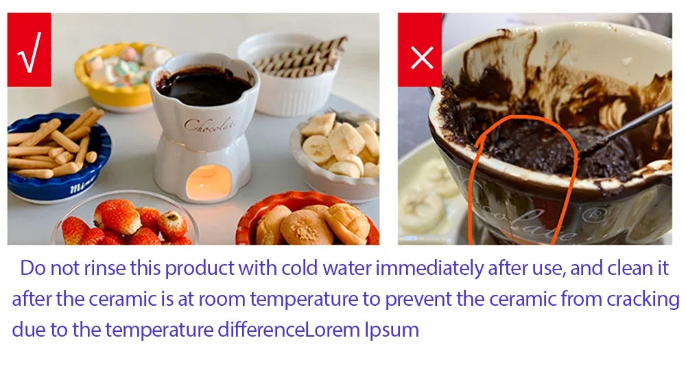 Fondue Pots Fondue Mug Set Personal Mini Chocolate Cheese Ice Cream Fondue Maker Kit Individual Butter Melter Cup Small Warmer